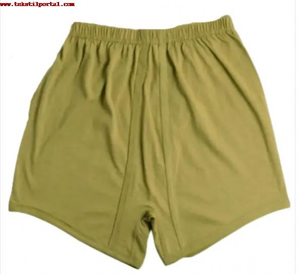 We are a manufacturer of military underwear, wholesale seller of military underwear, exporter of military underwear.  +90 553 95131 34 Whatsapp<br><br>Attention to those looking for military underwear manufacturers, those looking for wholesale military underwear sellers, those looking for military underwear exporters!<br><br>
We are a manufacturer of Military Underwear, a manufacturer of military undershirts, a manufacturer of military underwear<br>
Order We are military underwear manufacturer, Wholesale military underwear supplier, Military underwear wholesaler<br>
We produce military underwear to order in all desired quality and fabric specifications.<br>