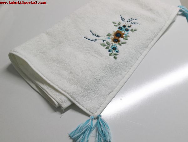 1 from the factory. quality towels 4000 Pcs, Spot Hand towel will be sold<br><br>225 grm, 50x90 cm, 8 separate patterns with embroidery. Made of 100% Ring Cotton yarn, increasing from exports, 4100 pcs Hand towels will be sold