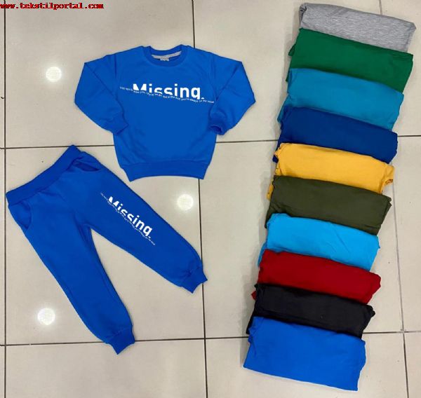 Manufacturer and exporter in the Children sweat suits in Turkey    <br><br>We are a manufacturer of children's sweatpants in Istanbul, We are producing children's tracksuits, We are a wholesaler of children's tracksuits, We are an exporter of children's tracksuits.<br><br>Children's tracksuits manufacturer in Istanbul, Children's tracksuits exporter in Istanbul, Children's tracksuits seller in Istanbul,
  Children tracksuits wholesaler in Istanbul, Kids tracksuits seller in Istanbul, Exporter of kids sweatpants in Istanbul, Exporter of kids sweatpants in Istanbul, Child sweatpants pants seller in Istanbul