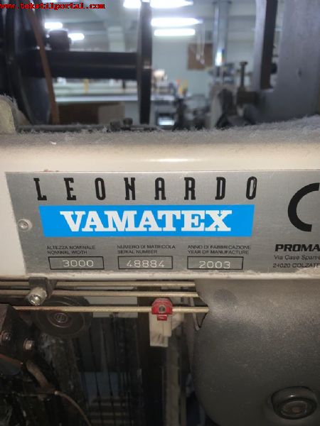 4 pieces of 300 cm Wamateks weaving looms will be sold  +905069095419 Whatsapp<br><br>Attention to those looking for Vamatex weaving looms for sale and those looking for second hand Vamatex dobby looms!<br><br>
  4 pieces, - 2003 Model, Staubli dobby Vamatex leonardo looms, <br>
300 cm Vamatex weaving looms, Staubli 12 feet, double beam system, Vamatex weaving machines will be sold.
