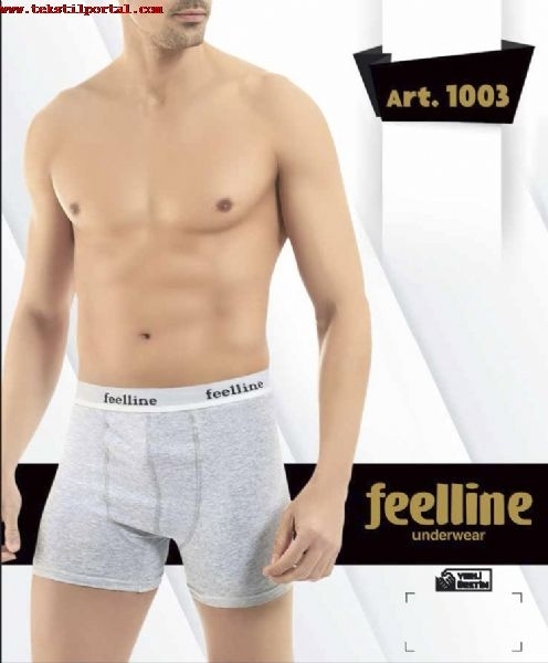 Our company produces brand Boxer shorts   +90 553 951 31 34 Whartsapp<br><br>Our Feelline male boxer is very high quality, lycra and has 3 color options;
<br>
Black,  gray and white.<br>
5 size available<br>
S,  M,  L,  XL,  XXL.<br><br>Felline brand boxer shorts authorized dealer, Тrkiye manufacturer in boxer shorts, boxer shorts exporter in Turkey, brand boxer shorts manufacturer in Turkey, men's boxer shorts in Тurkiye manufacturer, exporter of men's boxer shorts in Turkey,