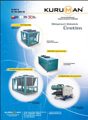 1.  Paket Chiller Uniteleri
2.  Hava So�utmalI Pistonlu Kompres�rl� Chiller ler
3.  Hava So�utmalI VidalI Kompres�rl� Chiller ler
4.  Su So�utmalI Pistonlu Kompres�rl� Chiller ler
5.  Su So�utmalI VidalI Kompres�rl� Chiller ler
6.  Turbo Chiller ler
7.  Su Kuleleri
8.  Enerji Tasarruflu Free Cooling Chiller Sistemleri
9.  Klima HavalandIrma Otomasyonu ve Projelendirilmesi
10.  Elektrik Pano KlimalarI
11.  Su So�utmalI Elektrik Pano KlimalarI
12.  Gaz So�utmalI Elektrik Pano KlimalarI

�retim,  montaj,  bakIm ve onarIm,  hizmetlerini vermektedir.  AynI zamanda her t�rl� marka chiller gruplarIna bakIm ve onarIm hizmeti vermektedir.  

<br><br>FirmamIz vizyon ve misyonununda �d�n vermeden hizmet vermeyi hedeflemekte ve siz m��terilermizin memnuniyetini hep en �nde tutmaya s�z vermi�tir.  
 imalatlarImIzI ba�lIk halinde sayacak olursak.  

1.  Paket Chiller Uniteleri
2.  Hava So�utmalI Pistonlu Kompres�rl� Chiller ler
3.  Hava So�utmalI VidalI Kompres�rl� Chiller ler
4.  Su So�utmalI Pistonlu Kompres�rl� Chiller ler
5.  Su So�utmalI VidalI Kompres�rl� Chiller ler
6.  Turbo Chiller ler
7.  Su Kuleleri
8.  Enerji Tasarruflu Free Cooling Chiller Sistemleri
9.  Klima HavalandIrma Otomasyonu ve Projelendirilmesi
10.  Elektrik Pano KlimalarI
11.  Su So�utmalI Elektrik Pano KlimalarI
12.  Gaz So�utmalI Elektrik Pano KlimalarI

�retim,  montaj,  bakIm ve onarIm,  hizmetlerini vermektedir.  AynI zamanda her t�rl� marka chiller gruplarIna bakIm ve onarIm hizmeti vermektedir.  


SaygIlarImIzla.  

 



 

 Par�a ismi Firma ismi 
 
 
Kompres�r L & #8217;unite Hermetique (  Tecumseh)  
 
 
Kompres�r Refcomp 
 
 
Kompres�r Copeland 
 
 
Kompres�r Carlyle 
 
 
Shell & Tube e�anj�r Thermokey 
 
 
PlakalI E�anj�r GEA 
 
 
So�utma Sistemleri Kontrol ElemanlarI Alco 
 
 
Elektronik Kontrol ElemanlarI Carel 
 
 
Dijital Kontrol CihazlarI Dixell 
 
 
Manometre Refco 
 
 
Elektrik Devresi ElemanlarI Siemens 
 
 
