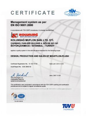 KOLUNSAĞ MUFLON SAN. LTD. ŞTi. - 
