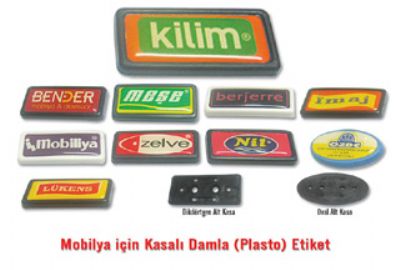 damla etiket,  metal etiket,  yatak etiketi,  katalog,  ara� plaka atlIgI,  plastik k�p ka�ItlIk,  kapartmalI plastik etiket,  mobilya aksesuarI<br><br>etiket,  damla etiket,  metal etiket,  promosyon,  katalog,  kurumsal kimlik �alI�masI