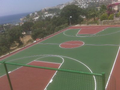 epoksi kaplama politan inşaat spor zemin - 