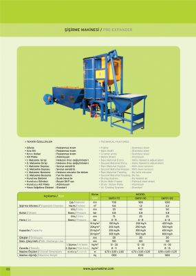 G Makine Ltd. ti. - Faaliyet Konusu: FirmamIz EPS (  Strafor )  retim makinelerini imal edip,  anahtar teslimi tesisler