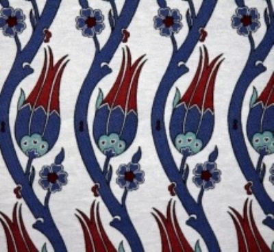 Osmanl� lale motifli 750 gr/m2 gramajl� dokuma goblen kuma�