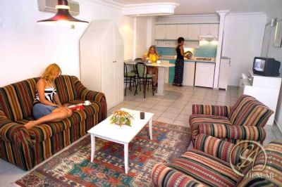 ifalar otel - Otelmizde 60 lks apart dairesi ve 280 yatak mevcuttur.  .  Tek yatak odalI,  kalabalIk aileler iin