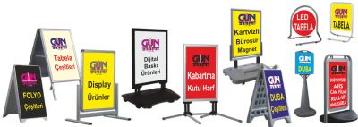 Her Trl Reklam Dubalar ve Bayrak eitleri