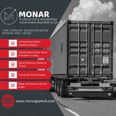 MONAR GÜMRÜK MÜŞAVİRLİĞİ LTD. ŞTİ. - 