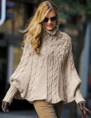 Triko Pan�o, Трикотаж Пончо, Knitwear Poncho,