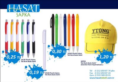 Hasat Tekstil apka ve Promosyon rnleri - Reklam apkas,  imalat apka ,  retim apka <br>
promosyonluk apka,  T-  shrt,  promosyonluk T-