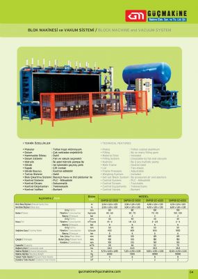 G Makine Ltd. ti. - Faaliyet Konusu: FirmamIz EPS (  Strafor )  retim makinelerini imal edip,  anahtar teslimi tesisler