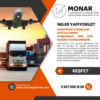 MONAR GÜMRÜK MÜŞAVİRLİĞİ LTD. ŞTİ. - 