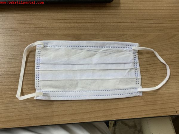 sof maske - �malattan ihracat i�in sat�l�k Tek kullan�mml�k 3 katl� g�nl�k maskeler!  !  <BR><BR>Tek kullan�ml�k
