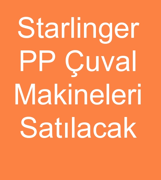 PP PLK HATTI, PP UVAL MAKNALARI SATI ve SATIN ALMACISI  0 506 909 54 19 - 50 Adet 20013 Model Starlinger alfa 6 PP uval dokuma makinalar ve<br>PP plik retim makineleri sa