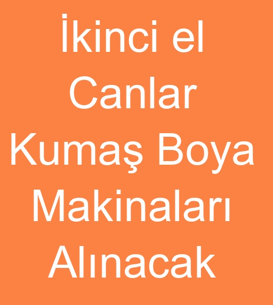  kinci el Canlar kuma boya makinalar arayanlar, Satlk canlar kuma boya makineleri arayanlar,