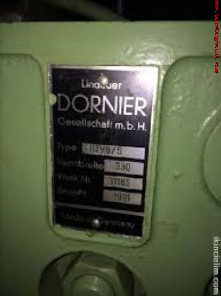 �kinci el dornier dokuma tezgahlar�