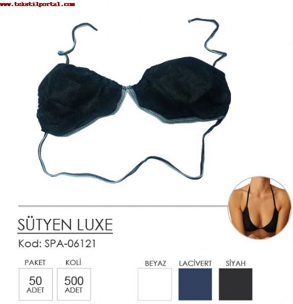 Tek kullanmlk Spa bayan styen luxe 