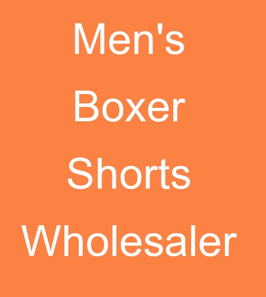 Men's boxer shorts manufacturer, Men's boxer panties manufacturer, Men's boxer panties wholesaler