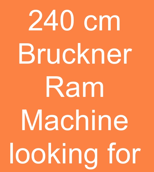  Looking for Bruckner stenter for sale, Looking for second hand Bruckner stenter,