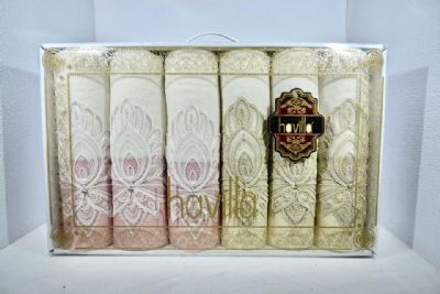 Havilla Havlu Paket inde 6 Adet lleri 50*90