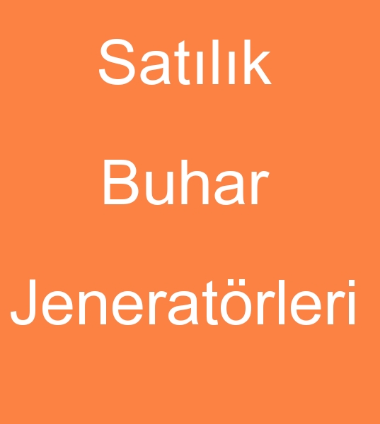 Satlk Buhar jeneratrleri, kinci el Buhar jeneratr satclar