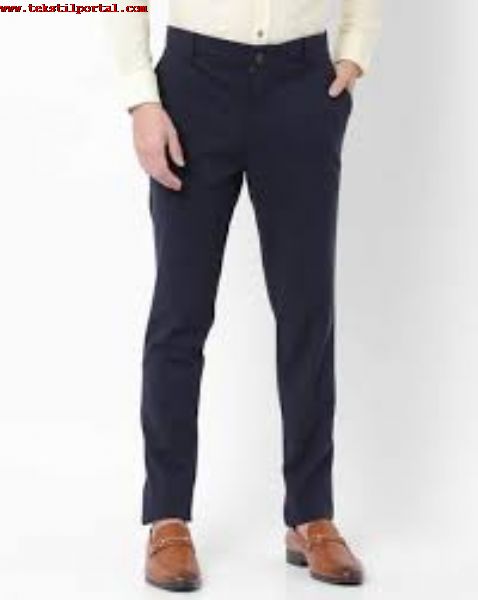 We are a Chino pants manufacturer, a Classic mens trouser manufacturer, and a wholesaler of men's trousers in  stanbul