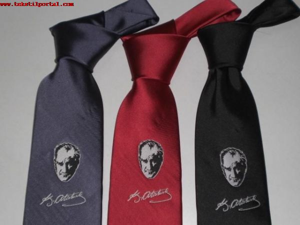 dokuma logolu kravat