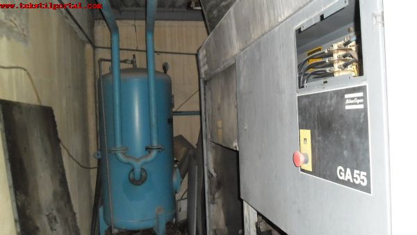 SATILIK ATLAS COPCO KOMPRESRLER<br><br>MARKA  ATLAS COPCO KOMPRESR<br>
TP   GA 55 + FD 55 KURUTUCU<br>
MODEL 1998<br>
YAGLI VDALI <br>
BASIN 8 BAR<br>
G  55 KW<br>
2 ADET AYNI ZELLKTE<BR><BR><BR>Satlk kompresr, 
satlk ikinci el kompresr, Satlk vidal kompresr, satlk 
ikinci el vidal kompresr, Satlk yal kompresr, satlk 
ikinci el yal kompresr, Satlk atlas cpco kompresr, 
satlk ikinci el atlas copco kompresr, ikinci el kompresr 
satanlar, ikinci el kompresr satclar