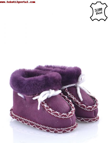 Real leather baby booties will be sold <br><br>