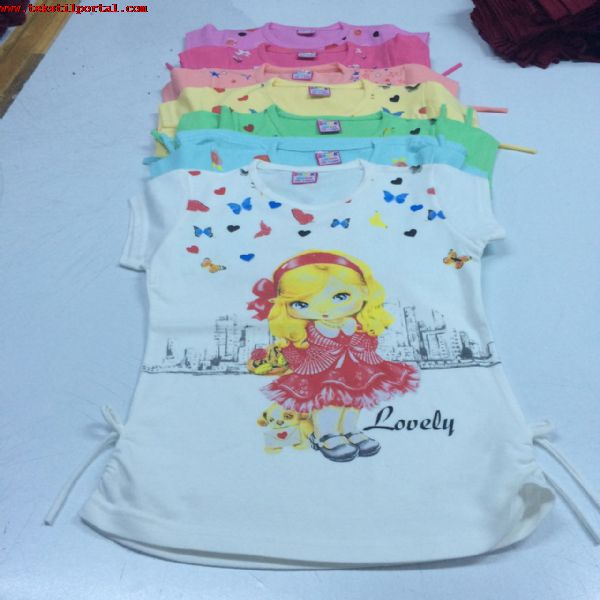 T-shirt manufacturer girls, girls T-shirt manufacturer<br><br>