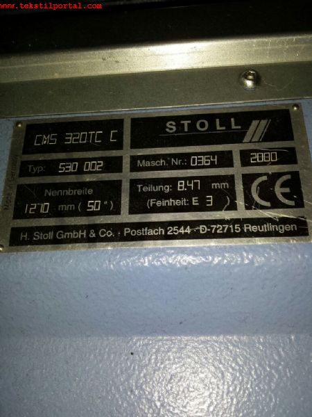 dokuma makinas STOLL CMS 320-C TC 3 gg 