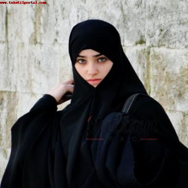 sale islamic veil - from soft crepe fabric black colour, 