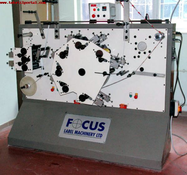 Focus label printing machine, Focus etiket bask makinas