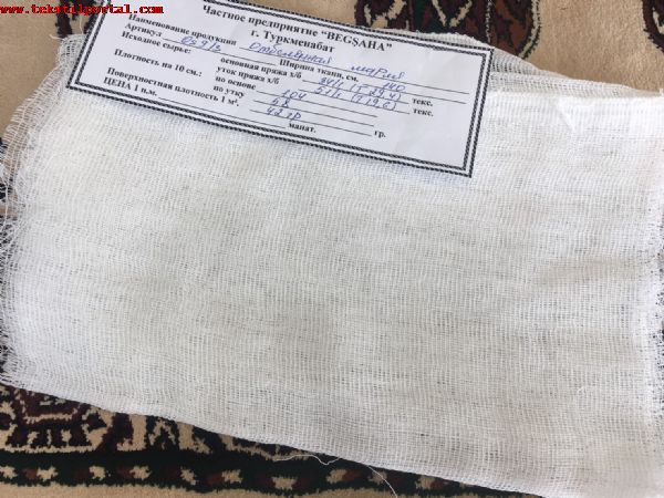 Продажа марли из Туркменистана от фабрики<br><br>продажа марли по очень выгодной  цене 