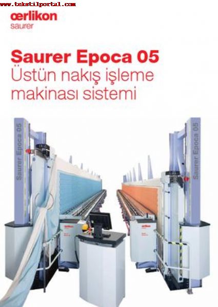 Saorer epoca 5 Brode makinesi, Saurer epoca 5 barode makineleri, Saurer brode makineleri