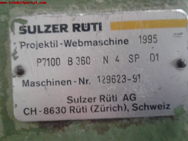 Sulzer P7100 Dokuma tezgahlar, Sulzer P7100 Armrl dokuma tezgah