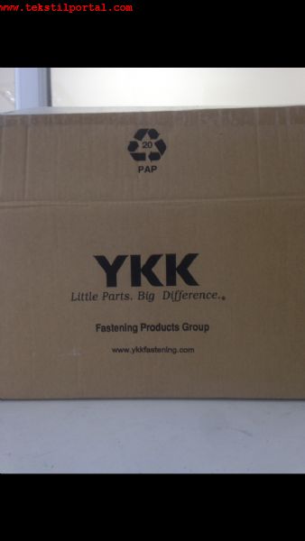 Koli i�inde 50 paket 5000 adet fermuar var