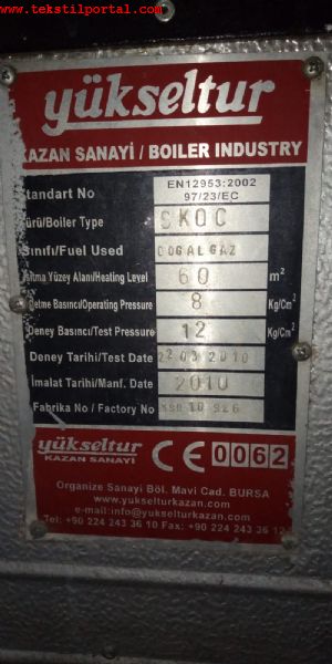 1000 Kg THREAD FKSE BOILER WILL BE SOLD   +90 5069095419 Whatsapp