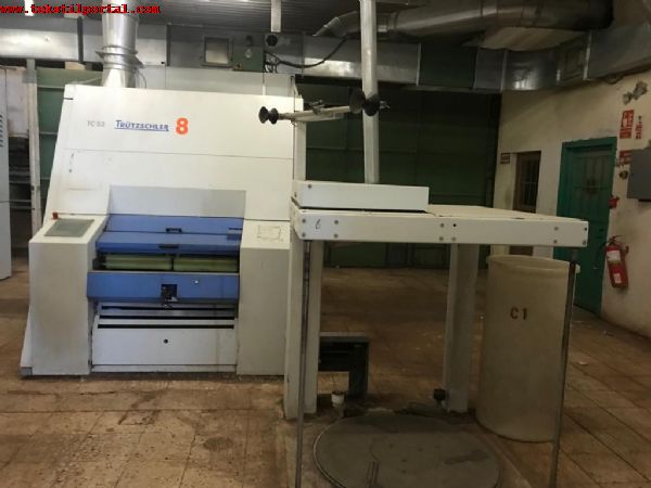 10 Adet TRUTZCHLER TC03 TARAK MAKNALARI SATILACAKTIR<br><br>10 Adet Trutzchler TC03 Tarak makineleri satlacaktr<br>
Trutzchler TC03 Carding Machine <br>
10 Sets Available <br>
1000/1200 Can Dia<br>
2006- 2007 Year