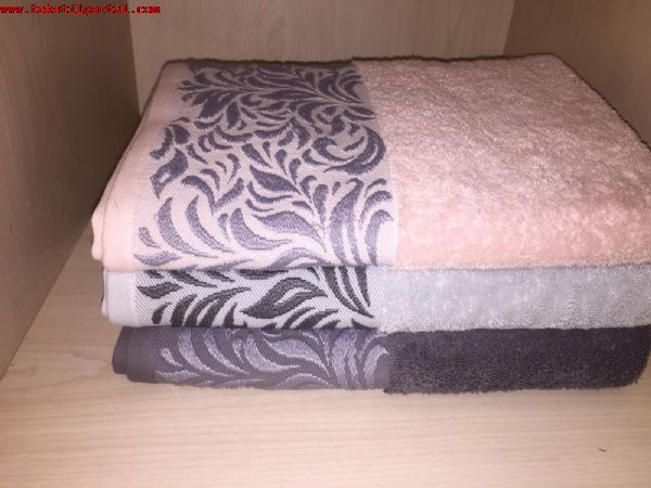 Towel manufacturer<br><br>TOWELS :<br>
  Gorgeous lively colors with wide range of designs.<br>
 Hand Towel,  Face Towel,  Bath Towel,  Spa Towel,  Hammam Towel,  Bathrobe. <br>
 Luxuriously soft & super absorbent<br>
 Eco- friendly,  no harmful substances<br>
 Safe for Family<br>
  Perfect gift idea.<br>
 100 Premium Cotton & Made in Turkey<br>
 Wide range of Design,  Colors,  & Weight are available.   <br>
 Size Range : from 30x30cm  to 100x200cm          Weigt Range : 200- 500gr<br>
