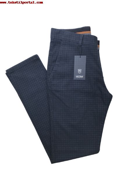 We manufacture Gabardine men's pants