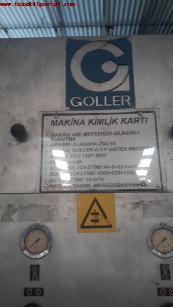 satlk ikinci el goller merserize ykama makineleri