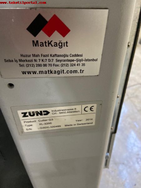  ikinci el zund cutter g3 xl cnc kesim makinas