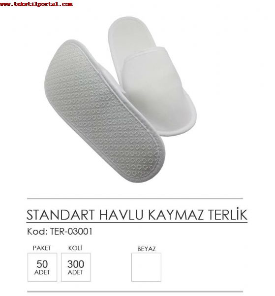 standar havlu kaymaz terlik