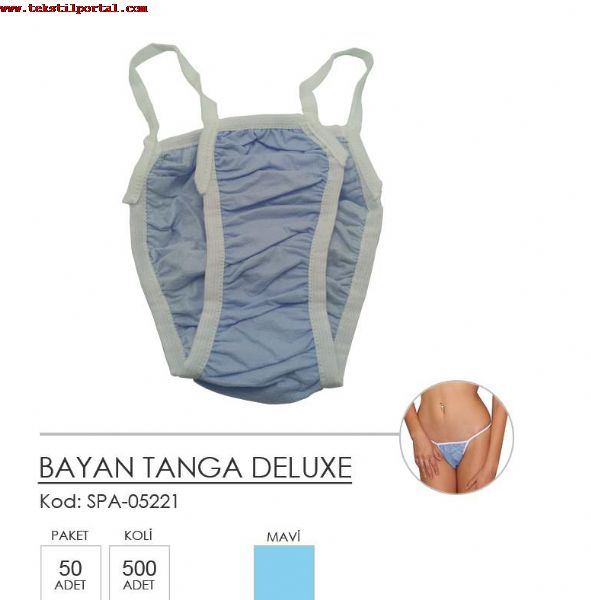 tek kullanmlk bayan tanga deluxe