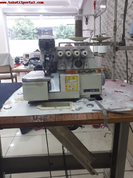 kinci el Suriba overlok makinalar,  Satlk suriba 4 iplik overlok makineleri