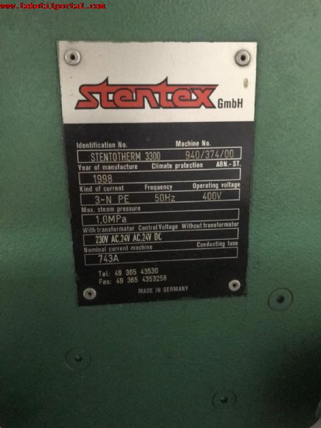 Satlk Stentex Stentotherm 3300 Ram Makinas, Satlk Dokuma ram makinesi