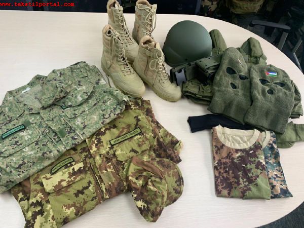 Komple asker kyafetleri siparii, Asker postallar siparii